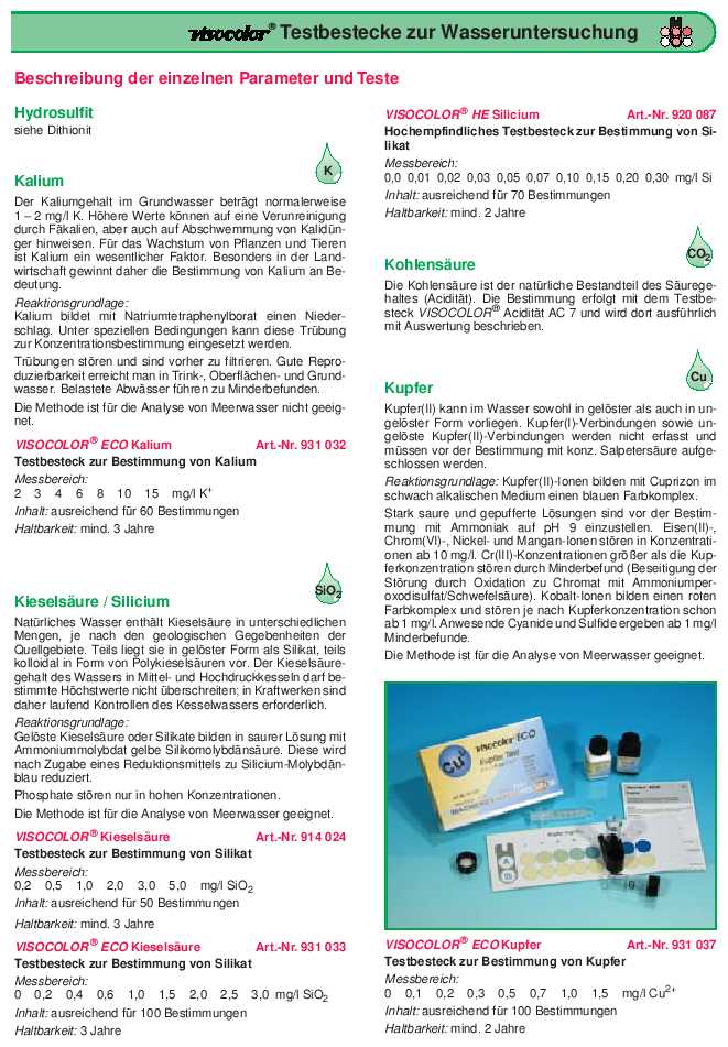 Beschreibung der einzelnen Parameter und Teste [8/14]