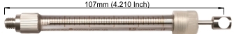 250µl Syringe H-KP, 1/4"-28 UNF