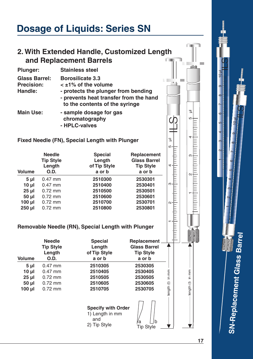 With Extended Handle, Customized Length & Replacement Barrels